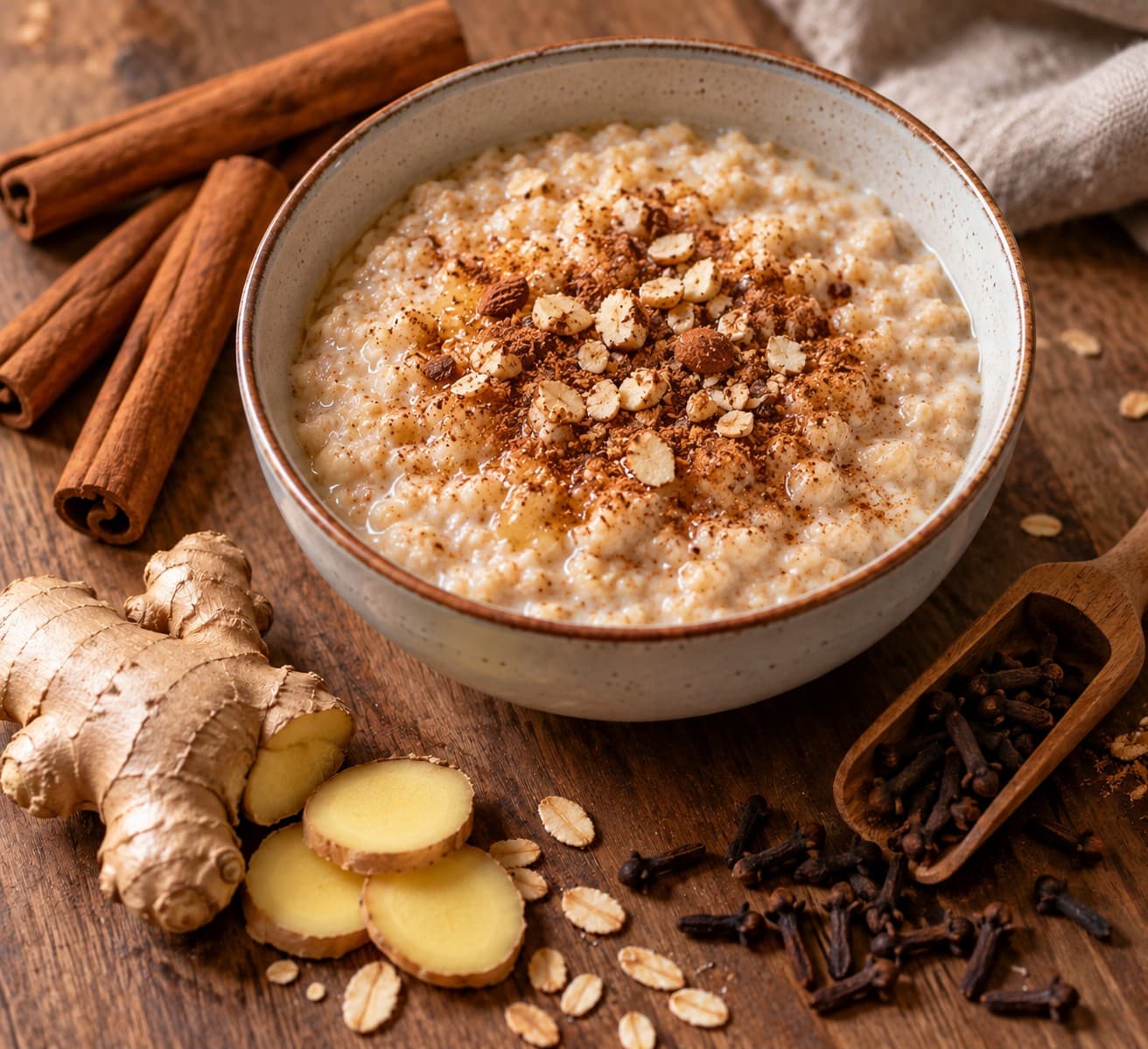 Porridge façon pain d'épices