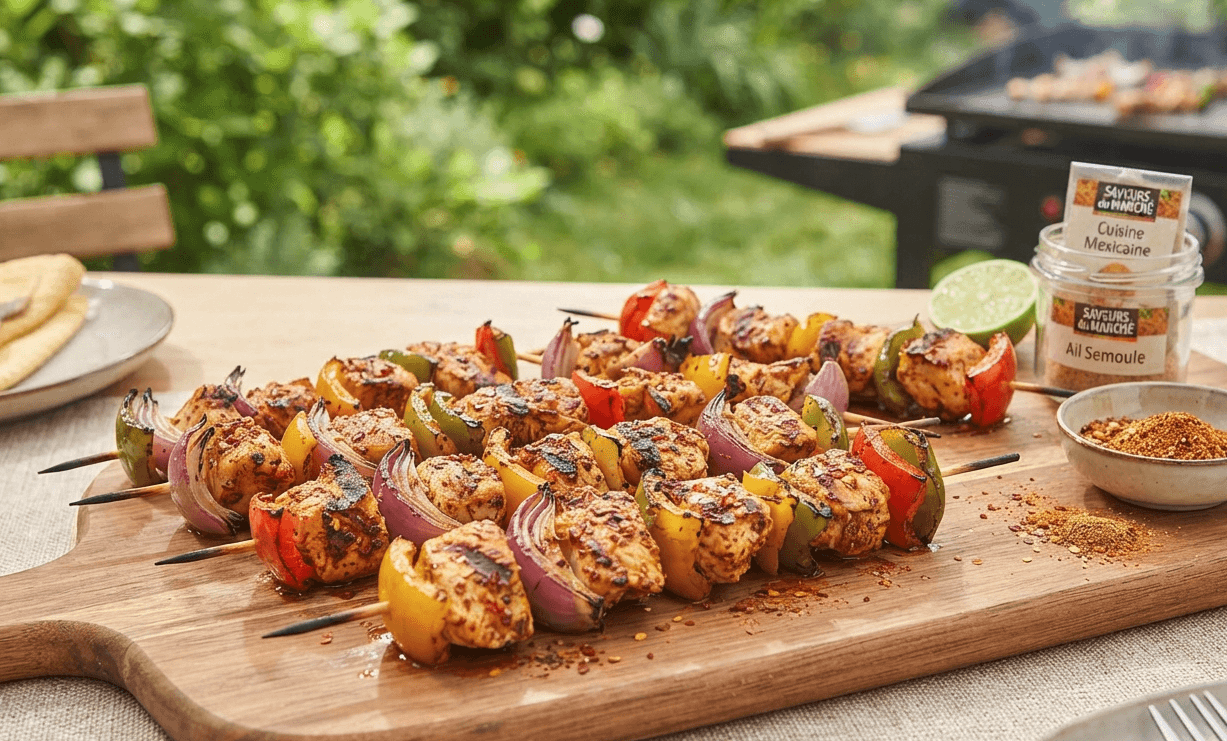 Brochettes de Poulet "Saveurs du Monde"