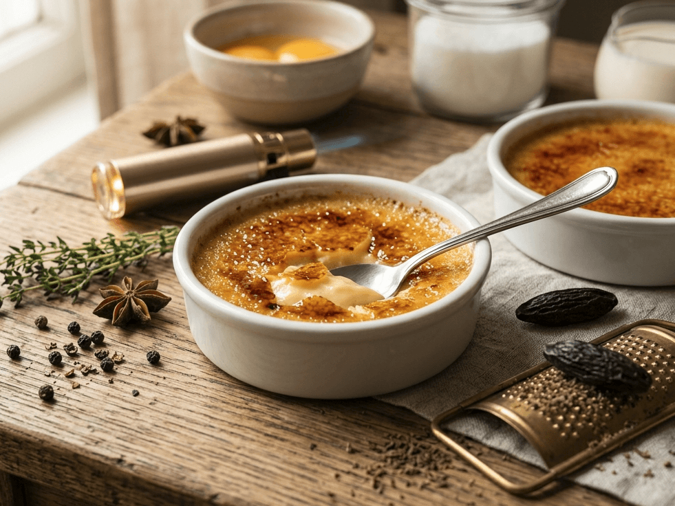 Crème Brûlée à la fève de tonka